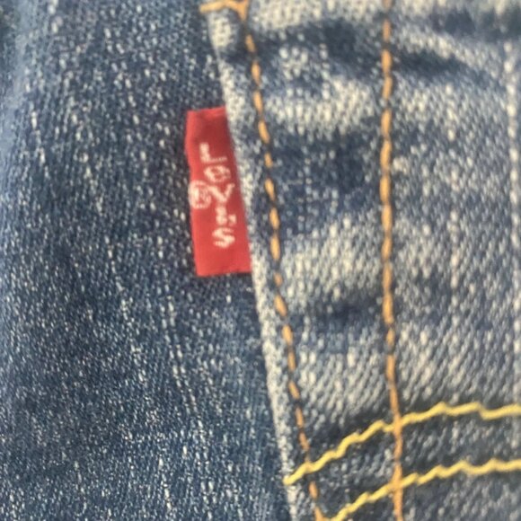 Levis Superlow Bootcut 518 Jeans Womens 9L Medium Wash Denim 32x33 Stretch Retro - Picture 6 of 16